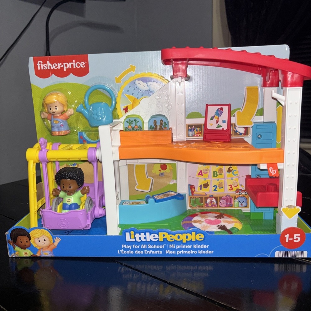Fisher-Price Little People Play for All School Toddler Playset with Figures